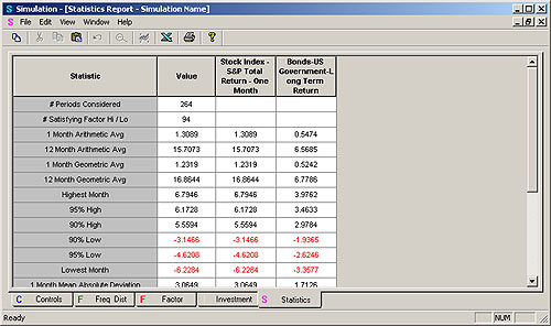 Simulation Details Screen Shot #1